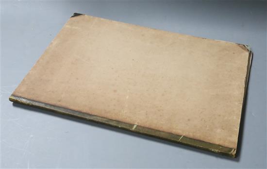 Streatfield, Thomas - Excerpta Cantiana; being a Prospectus of a History of Kent, crown folio, paper boards,